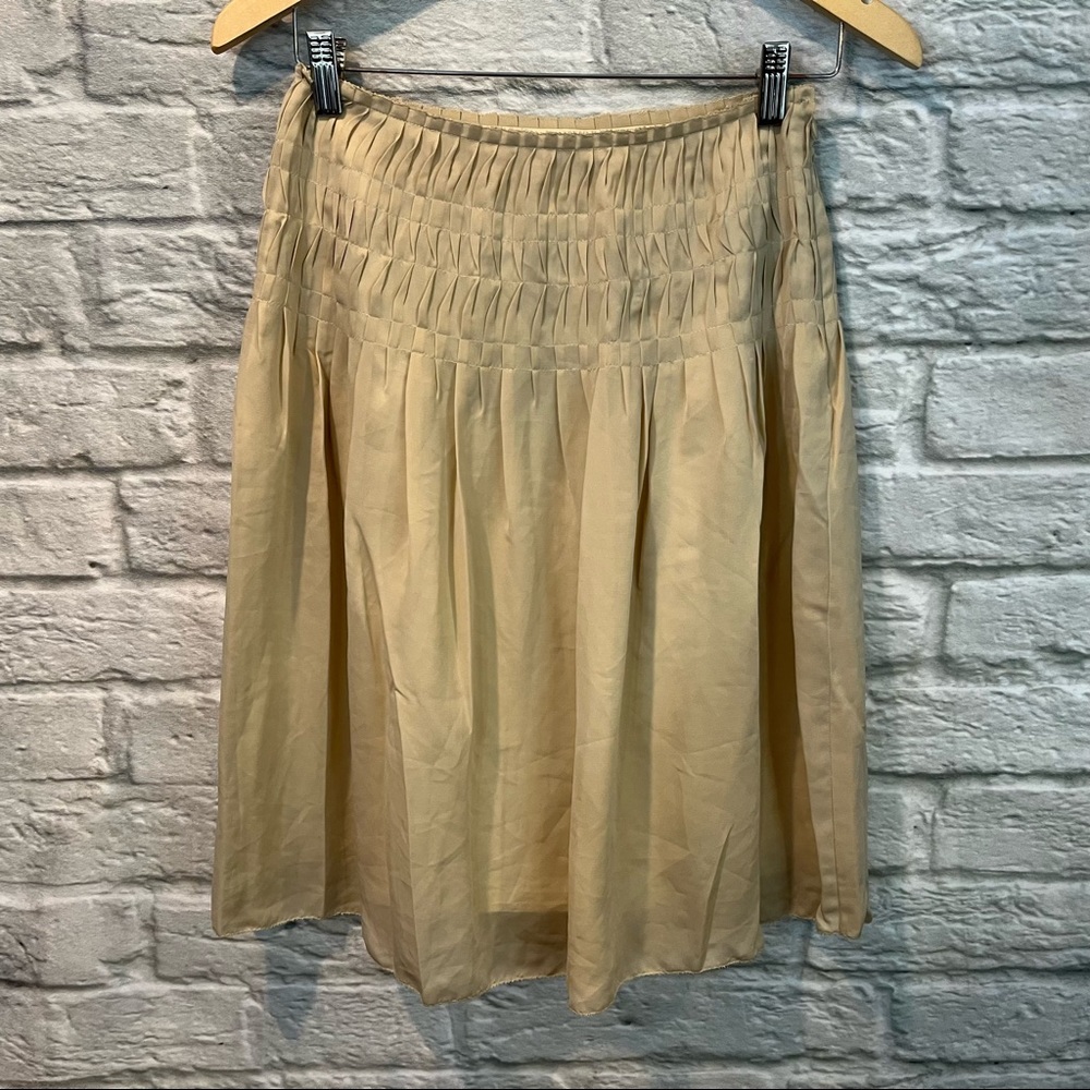 NWT MASAKI MATSUKA Size M Pleats Skirt Knee Length